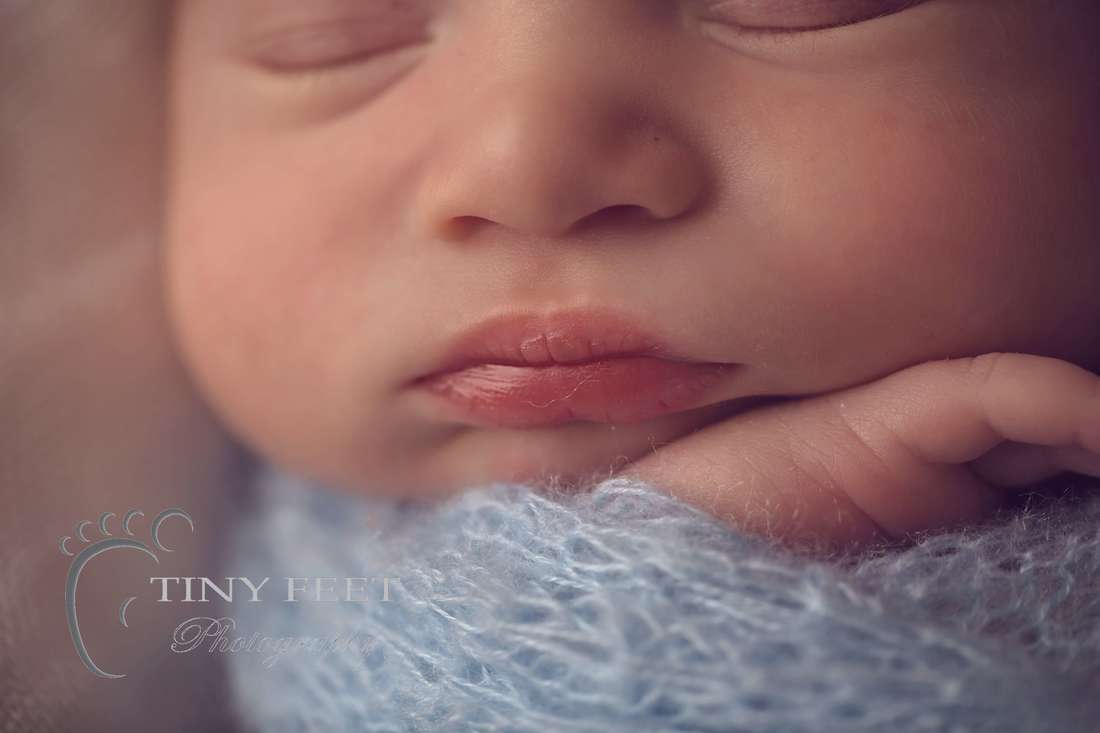 Tiny Feet Photography, newborn baby macro detailed shots of baby lips