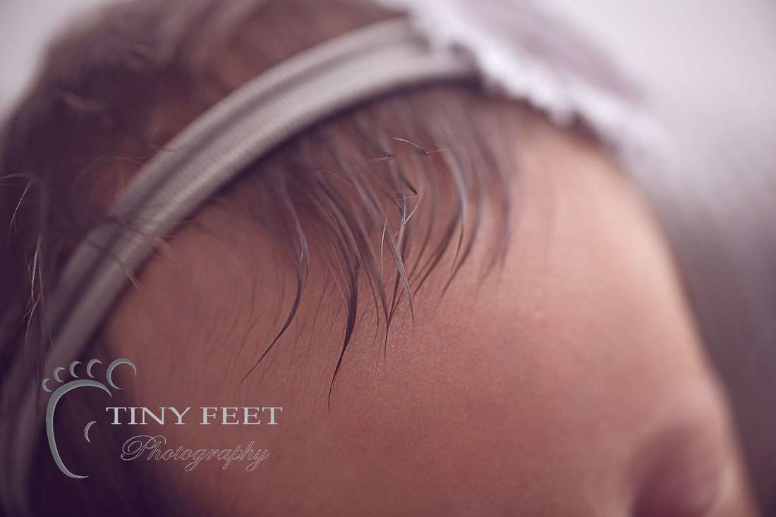 Tiny Feet Photography, newborn baby macro detailed shots of babies hair