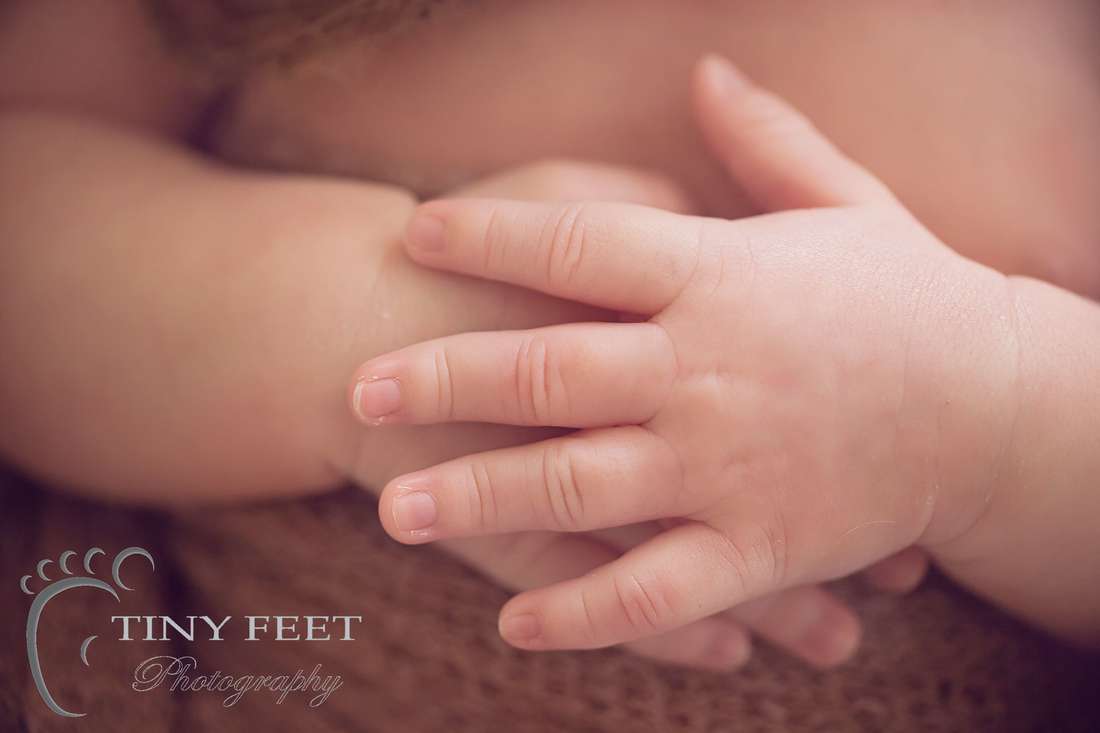 Tiny Feet Photography Newborn boy macro shots of hands