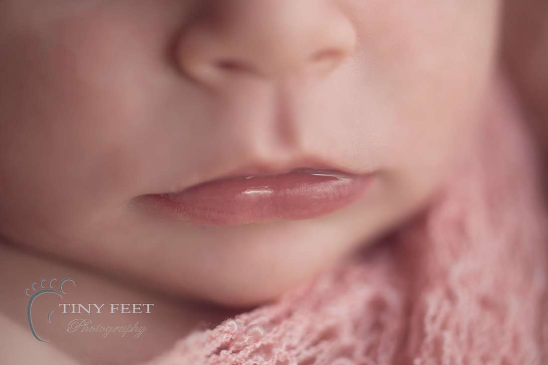 Tiny Feet Photography sweet baby macro lips