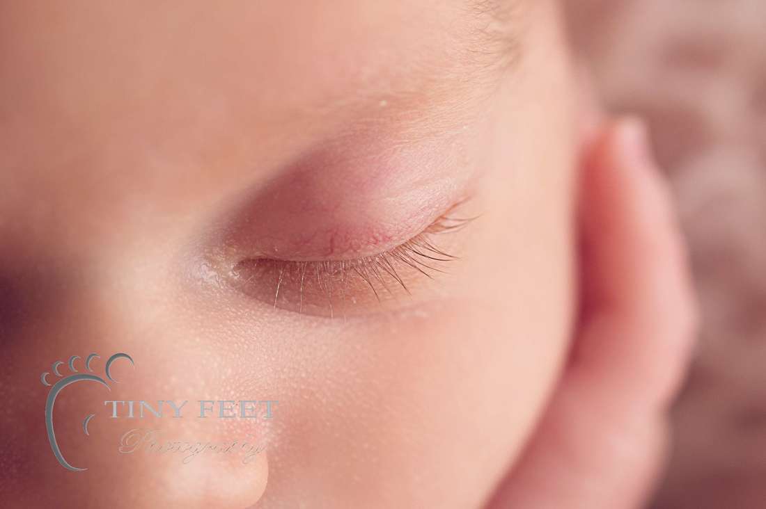 Tiny Feet Photography close up macro shots of eyelashes